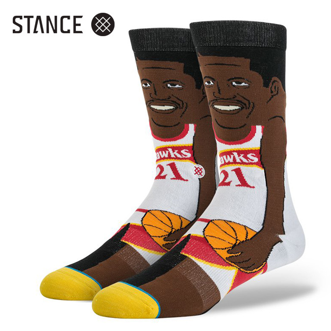 wilkins　cartoon　STANCE　スタンス　NBA　コラボ  ソックス　靴下　通販