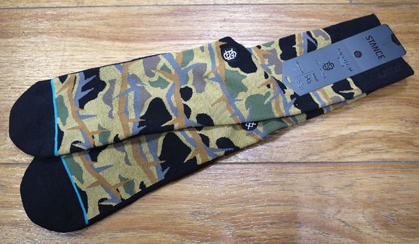 thorn camo　STANCE SOCKS  スタンス　ソックス　くつ下　メンズ　通販