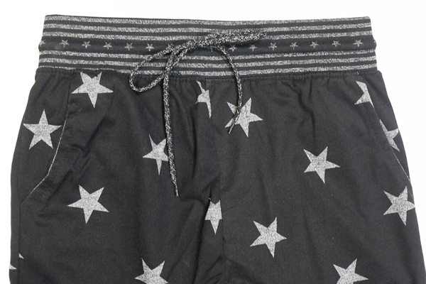BROOKLYN CLOTH　Blocked Print Stars 3/4 Joggers　ジョガーショーツ　スター　星　ハーフパンツ　スウェットパンツ　通販
