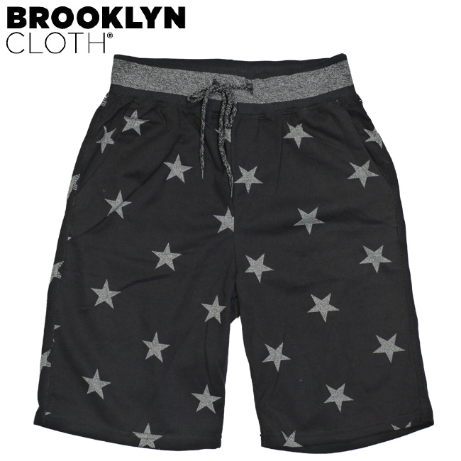 BROOKLYN CLOTH　Starred Jogger Shorts　ジョガーショーツ　スター　星　ハーフパンツ　スウェットパンツ　通販