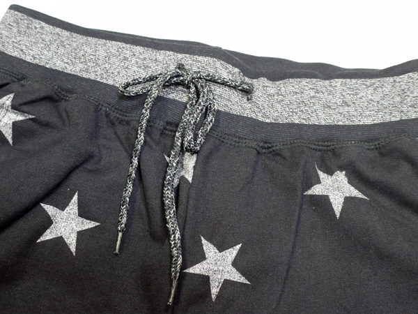 BROOKLYN CLOTH　Starred Jogger Shorts　ジョガーショーツ　スター　星　ハーフパンツ　スウェットパンツ　通販