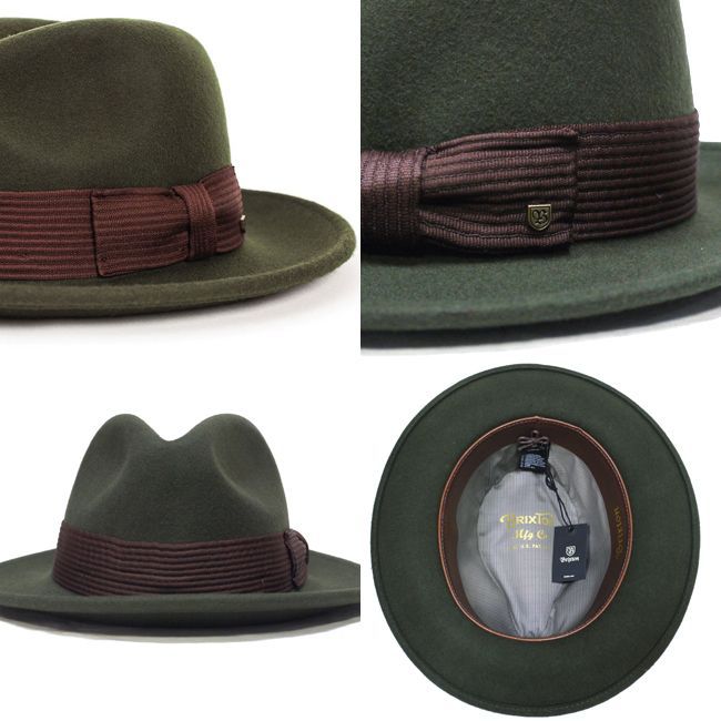 brixton　ブリクストン　ハット　帽子　キャップ　通販　SWINDLE FEDORA　中折れ帽