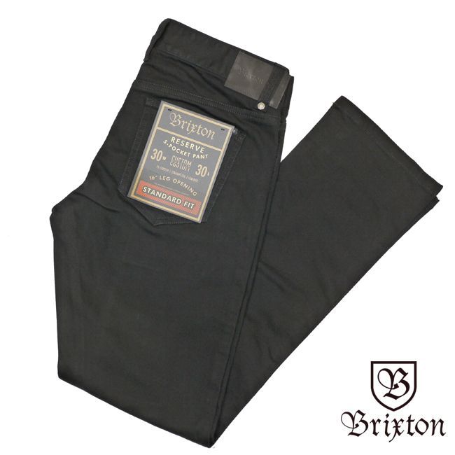 Brixton Mens Reserve Standard Fit 5-Pocket Pants 