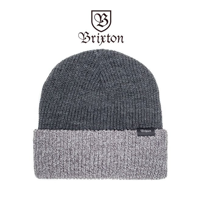 [Brixton]-BARRETT BEANIE-GRY/D GRY-