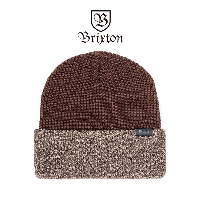 brixton　ブリクストン　ビーニー　ニット帽　ニットキャップ　通販　BARRETT BEANIE　ブラウン