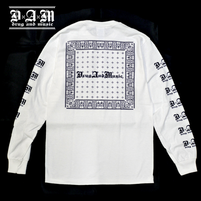 DxAxM　drug and music　長袖　Tシャツ　ロンティー　通販