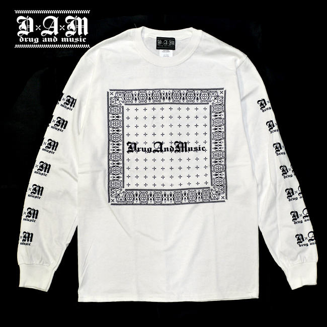 DxAxM　drug and music　長袖　Tシャツ　ロンティー　通販