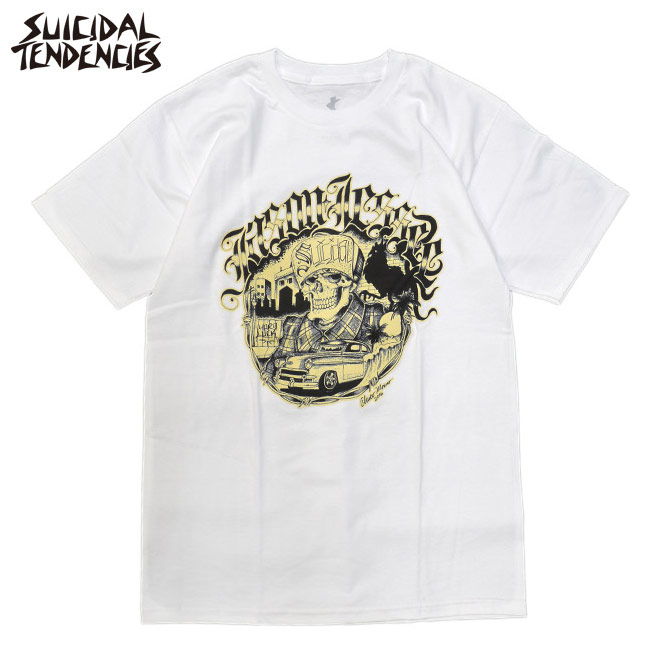 DOGTOWN　SUICIDAL　スイサイダル　Tシャツ　Jason jessee　通販　ホワイト　スケートブランド　オールドスクール　ファッション