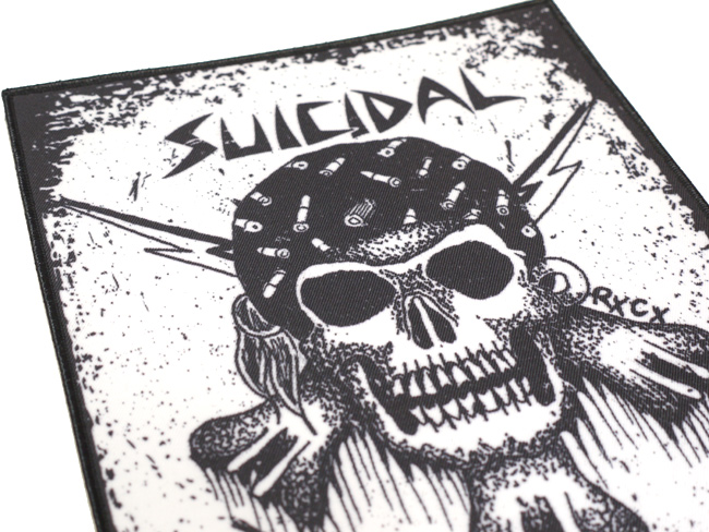 suicidal tendencies　ワッペン　パッチ　ロゴ　通販　スイサイダルテンデンシーズ　RxCx SKULL BACK PATCH