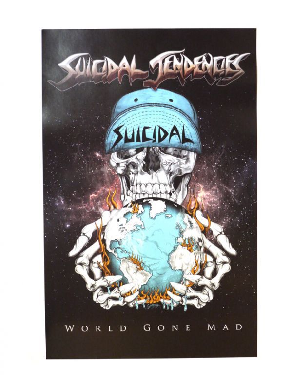 suicidal tendencies　通販　スイサイダルテンデンシーズ　WORLD GONE MAD　ポスター　poster