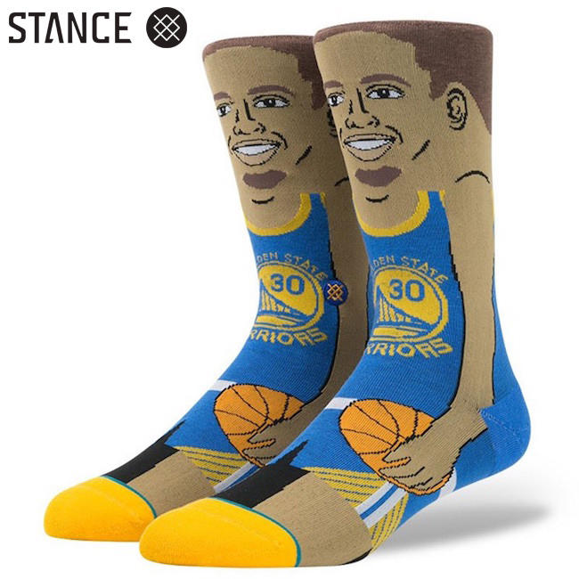 バスケットボール　S.Curry　cartoon　STANCE　スタンス　NBA　コラボ  ソックス　靴下　通販