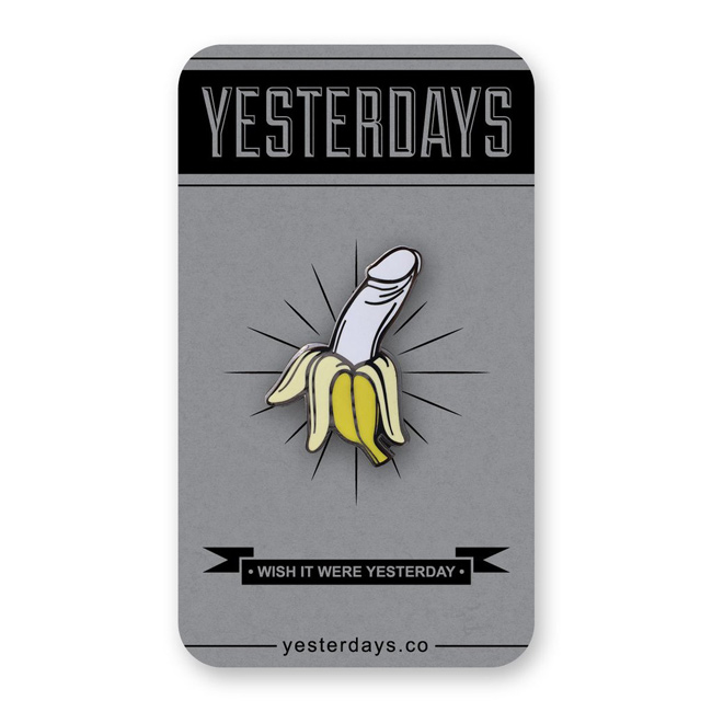 Dick Banana　バナナ　ピンバッジ　イェスタデイズ　ピンズ　通販　yesterdays