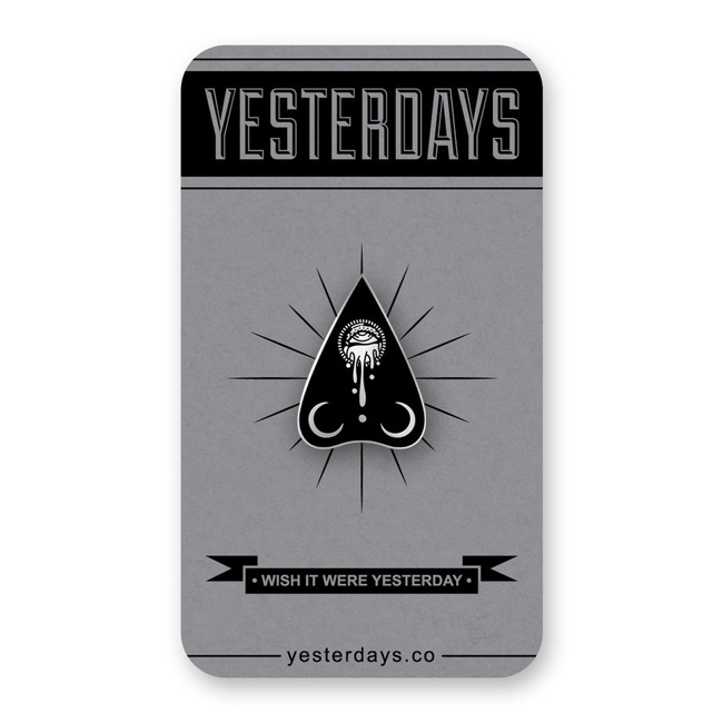 Ouija Planchette　魔術　降霊術　ピンバッジ　yesterdays　イェスタデイズ　通販