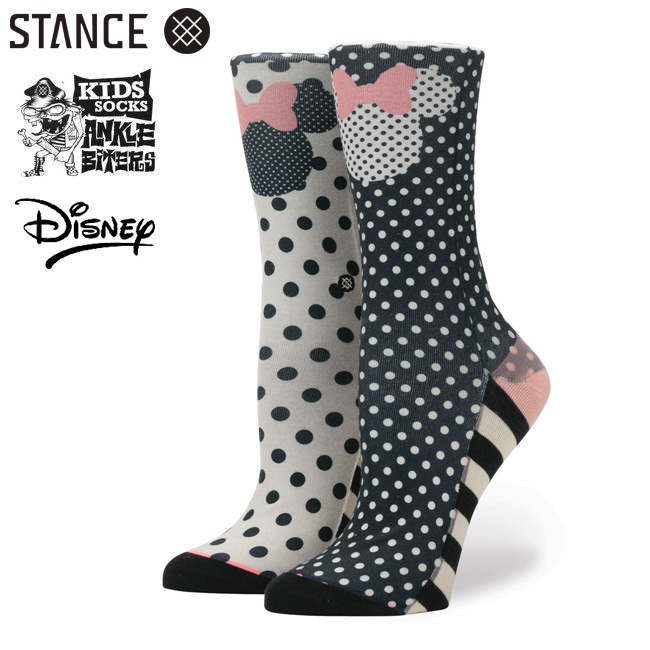 SPRINKLED MINNIE　ディズニー　ミニーちゃん　disney　STANCE SOCKS　スタンスソックス　キッズ　　可愛い  キャラクター　通販　取扱店　靴下　ファッション