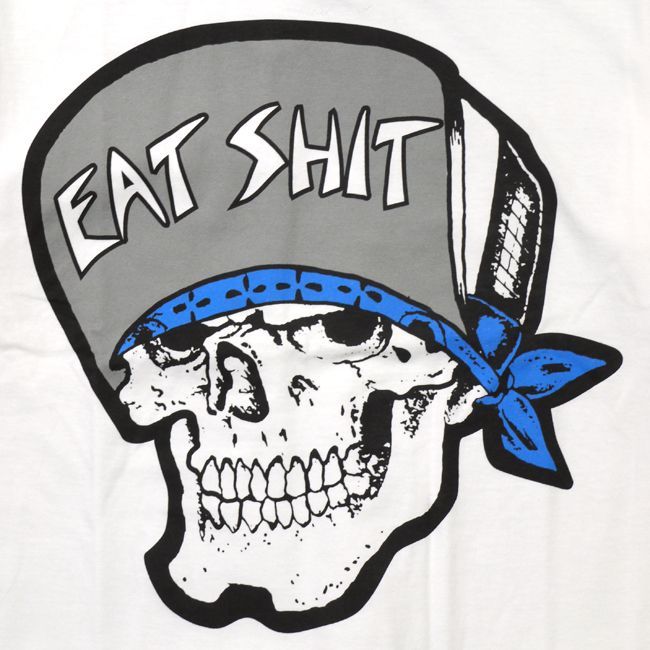 白　DOGTOWN　ドッグタウン　ドックタウン　Tシャツ　EAT SHIT　スカル　オールドスクール　通販　スケートボード　ブランド　SUICIDAL TENDENCIES