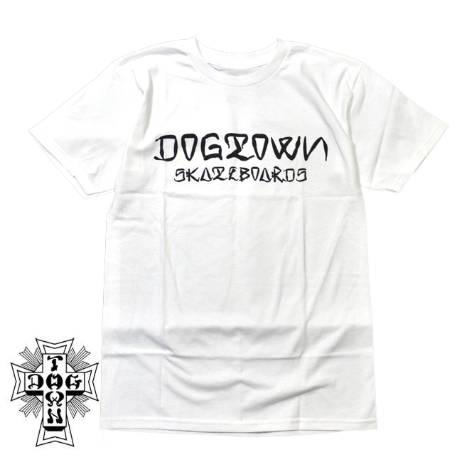 白　DOGTOWN　SKATEBOARDS  ドッグタウン　ドックタウン　Tシャツ　Ese