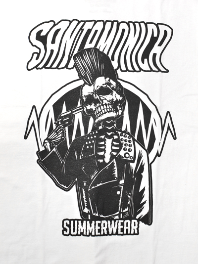 SANTAMONICA SUMMER WEAR　SUICIDE SKULL　Tシャツ　HEY-SMITH　ヘイスミス　通販　白Tee