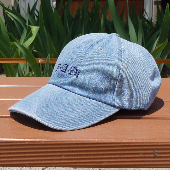 [DxAxM]-LOGO 6 Panel Cap-Lt BLU-