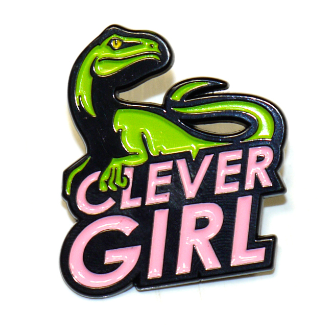 YESTERDAYS　ピンズ　ピンバッジ　clever girl　ジュラッシクパーク　恐竜　キャラクター　通販