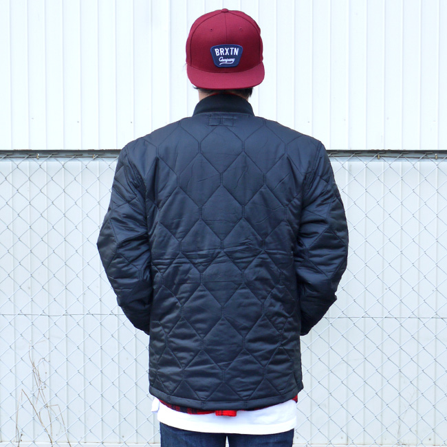 [BRIXTON]-CRAWFORD JACKET-BLACK-