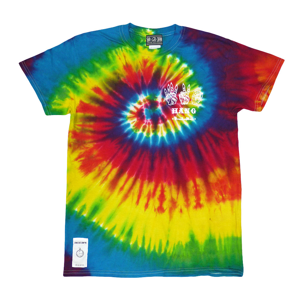 [DxAxM x HANG]-TIE DYE Tee-Rainbow-