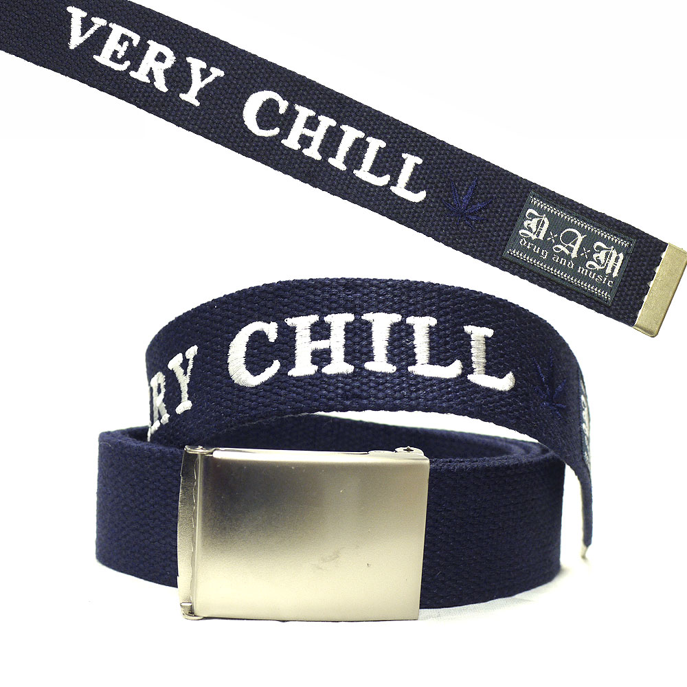 [DxAxM]-VERY CHILL BELT-NAVY-