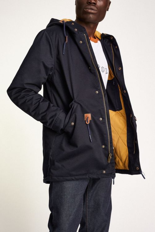 BRIXTON]-MONTE Jacket-BLACK/BLACK- - CRUCIAL（クルーシャル）