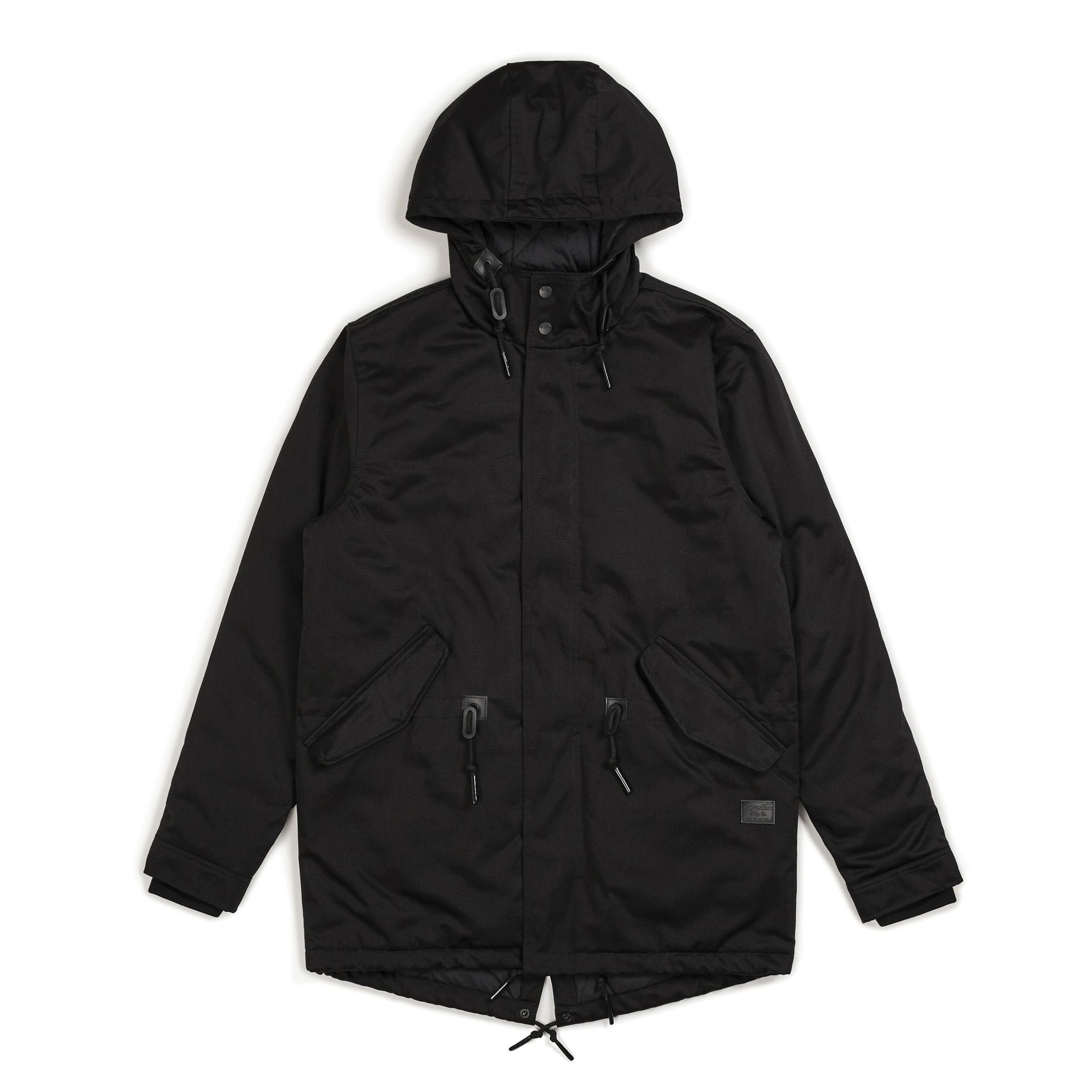 BRIXTON]-MONTE Jacket-BLACK/BLACK- - CRUCIAL（クルーシャル）