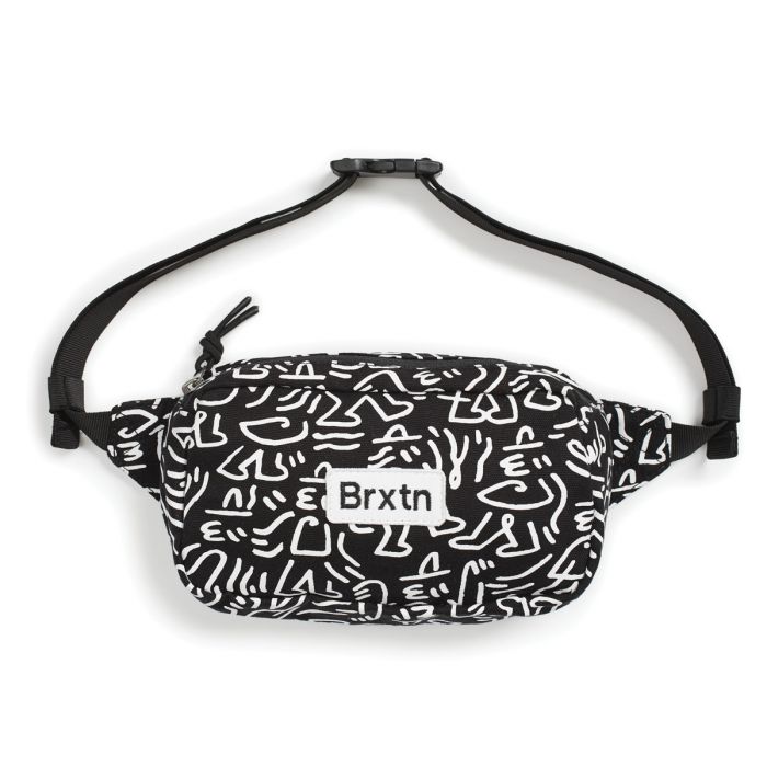 [BRIXTON]-GATE HIP PACK-BLACK-