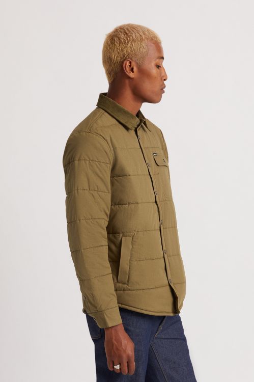 BRIXTON]-CASS JACKET-Military Olive- - CRUCIAL（クルーシャル）