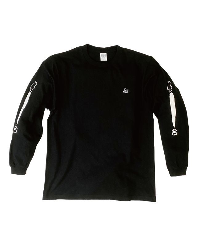 [POSSESSED SHOE.Co]-USUIMIDORI L/S Tee-BLACK-